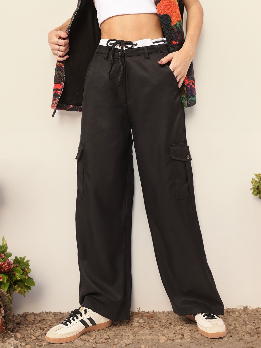 DressBerry Women Everyday Edge Relaxed Cargo