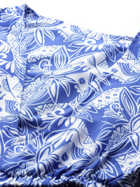 all about you Ethnic Motifs Print Cut-Out Maxi Dress