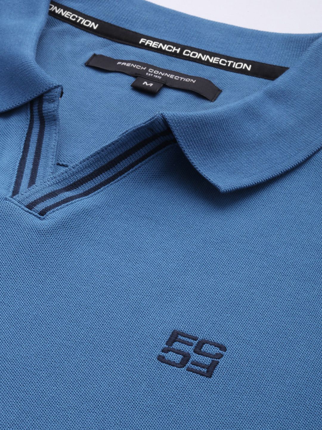 French Connection Men Polo Collar Pure Cotton T-shirt