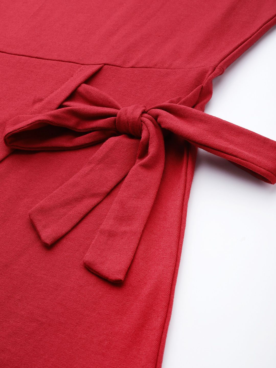 DressBerry Red Layered Dress