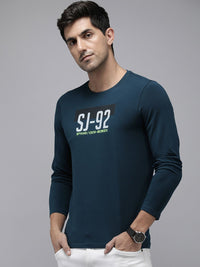 SPYKAR Graphic & Striped Printed Slim Fit T-shirt