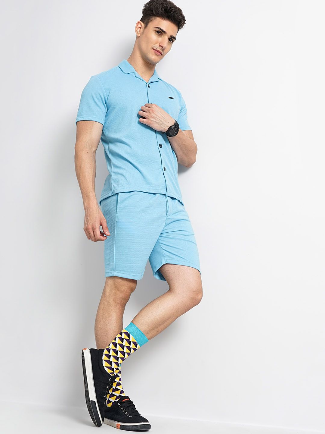 The Indian Garage Co Shirt With Shorts Co-Ords