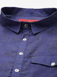 House of Pataudi Animal Graphic Printed Jashn Kurta