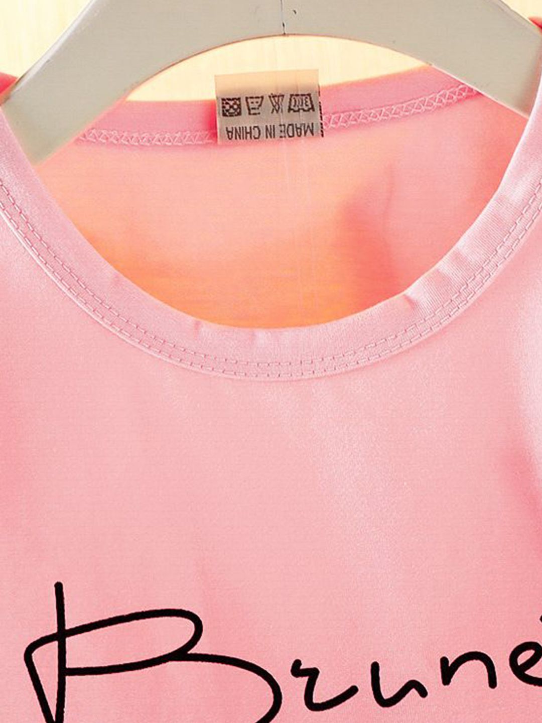YK Girls Printed Round Neck Short Sleeves Pure Cotton Top With Skirt