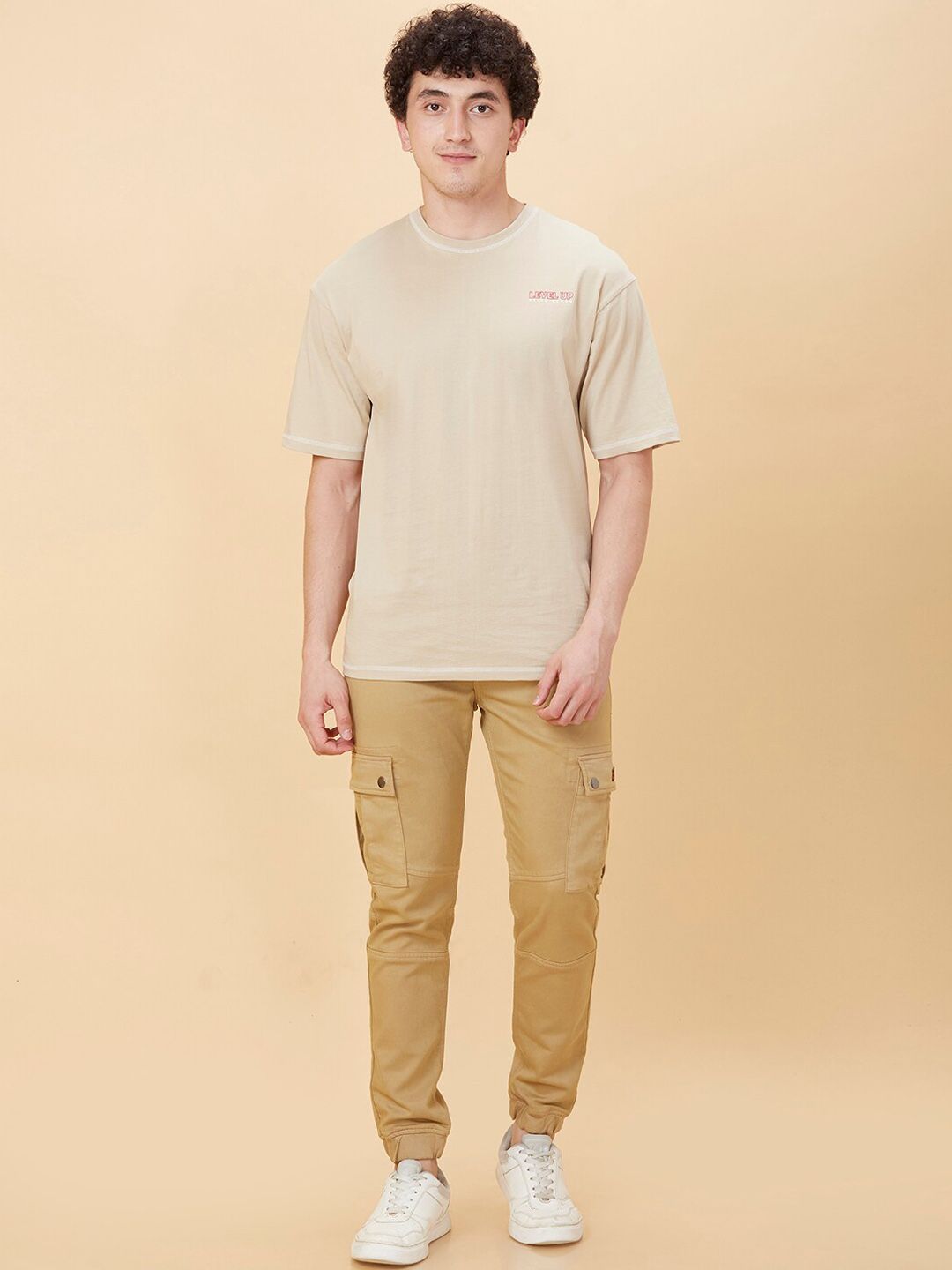 Being Human Men Mid-Rise Cargo Trousers