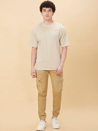 Being Human Men Mid-Rise Cargo Trousers
