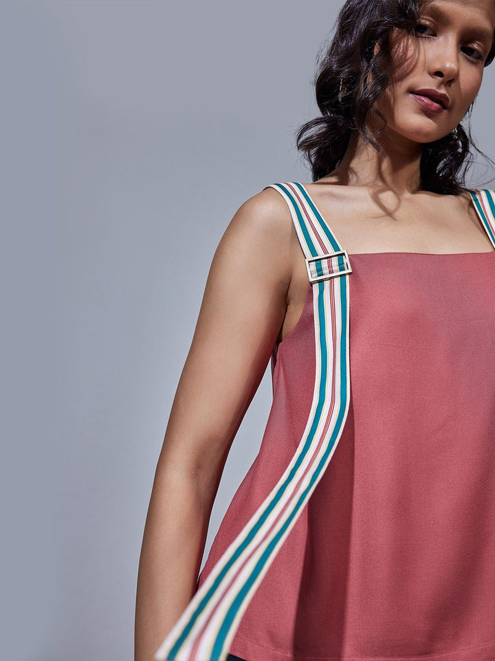 The Label Life Shoulder Straps A-Line Top