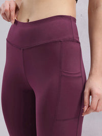 HRX by Hrithik Roshan Women Mid-Rise Rapid-Dry Yoga Tights