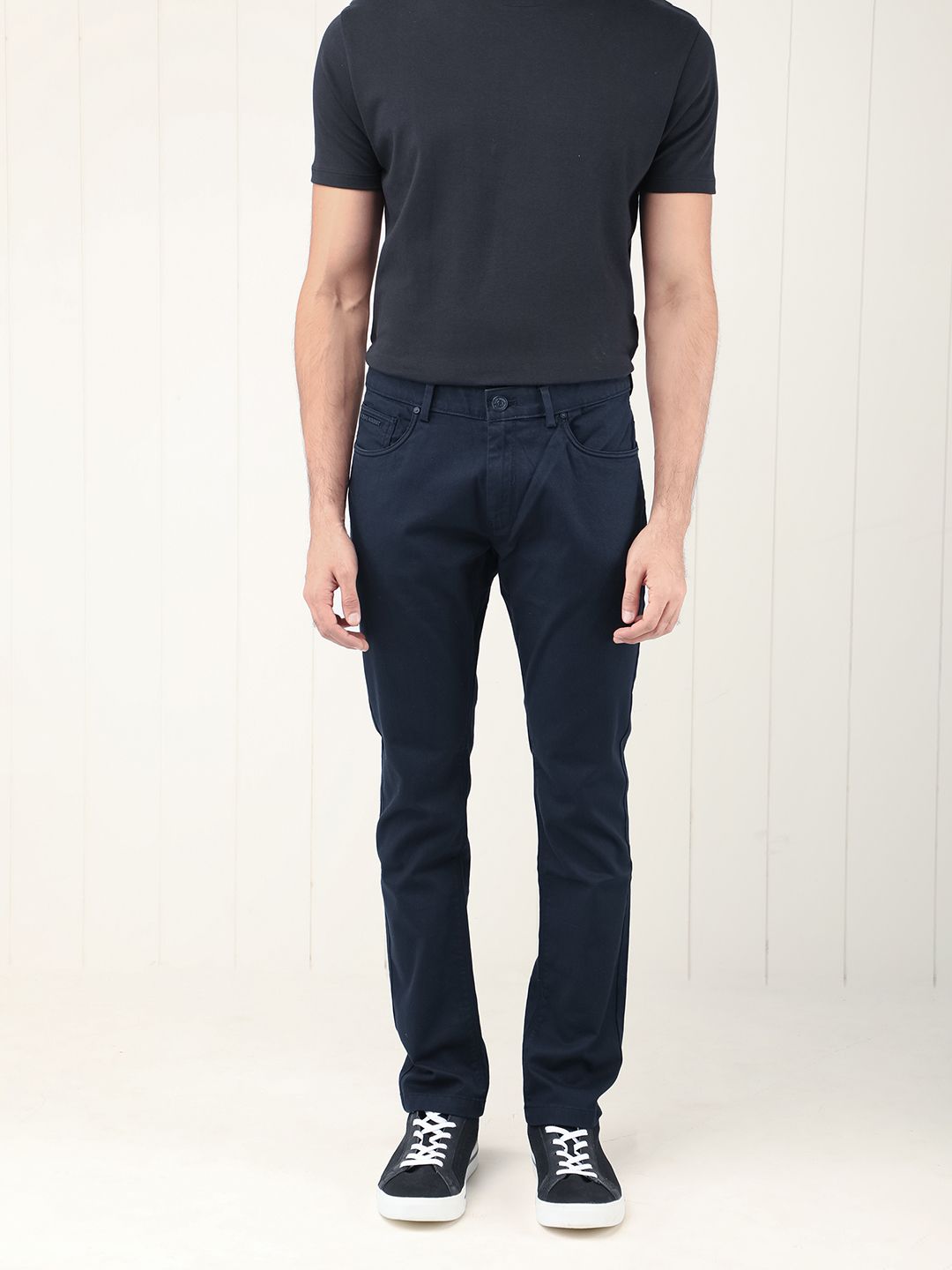 RARE RABBIT Men Cotton Slim Fit Jeans