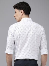 Park Avenue Slim Fit Opaque Tropical Printed Formal Shirt