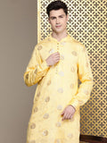House of Pataudi Woven Design Regular Jashn Kurta