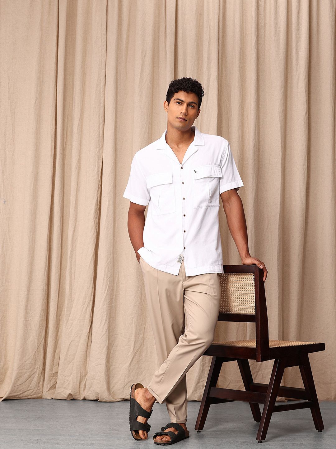 Mr Bowerbird Pure Cotton Liberal Fit Casual Shirt