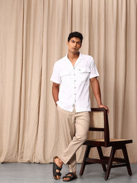 Mr Bowerbird Pure Cotton Liberal Fit Casual Shirt