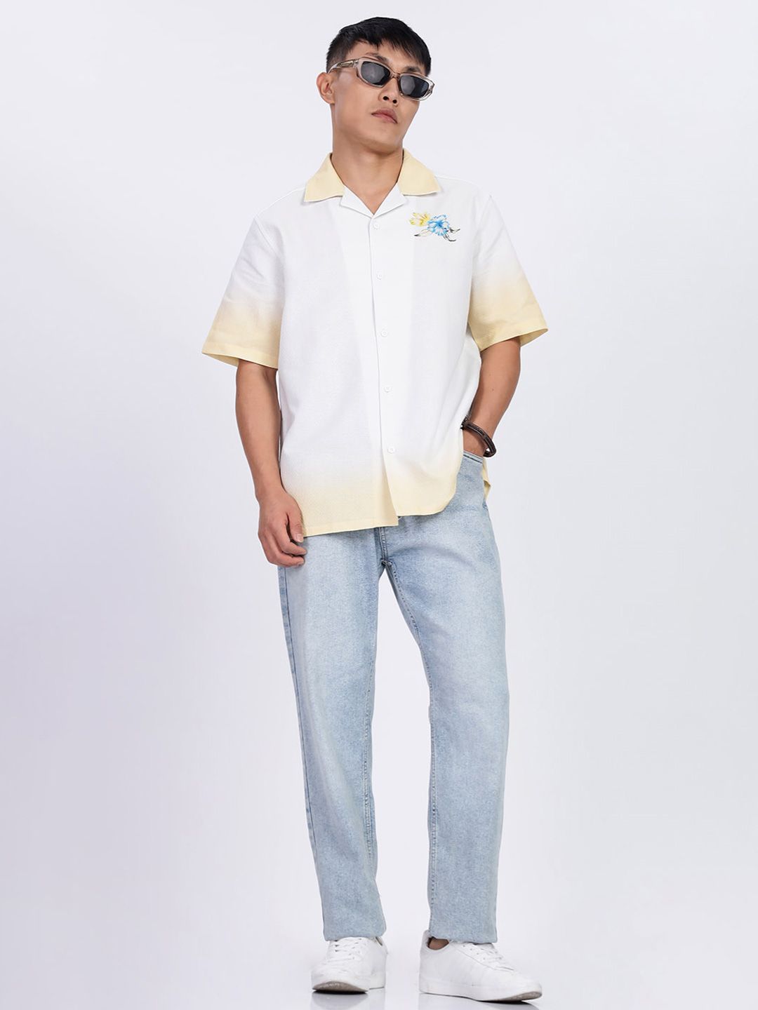 Eszett Men Floral Printed Casual Shirt