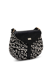 Berrylush White Animal Printed Miniature Sling Bag