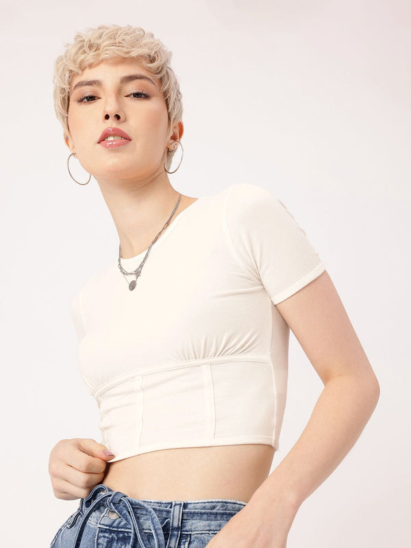 DressBerry K-City Style Corset Crop Top