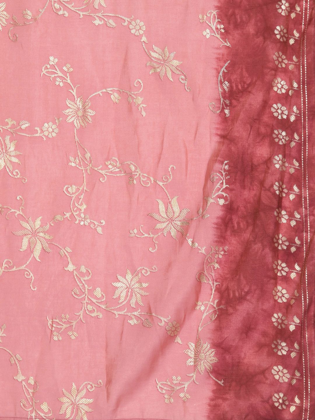 Libas Women Printed Regular Mirror Work Kurta with Trousers & With Dupatta