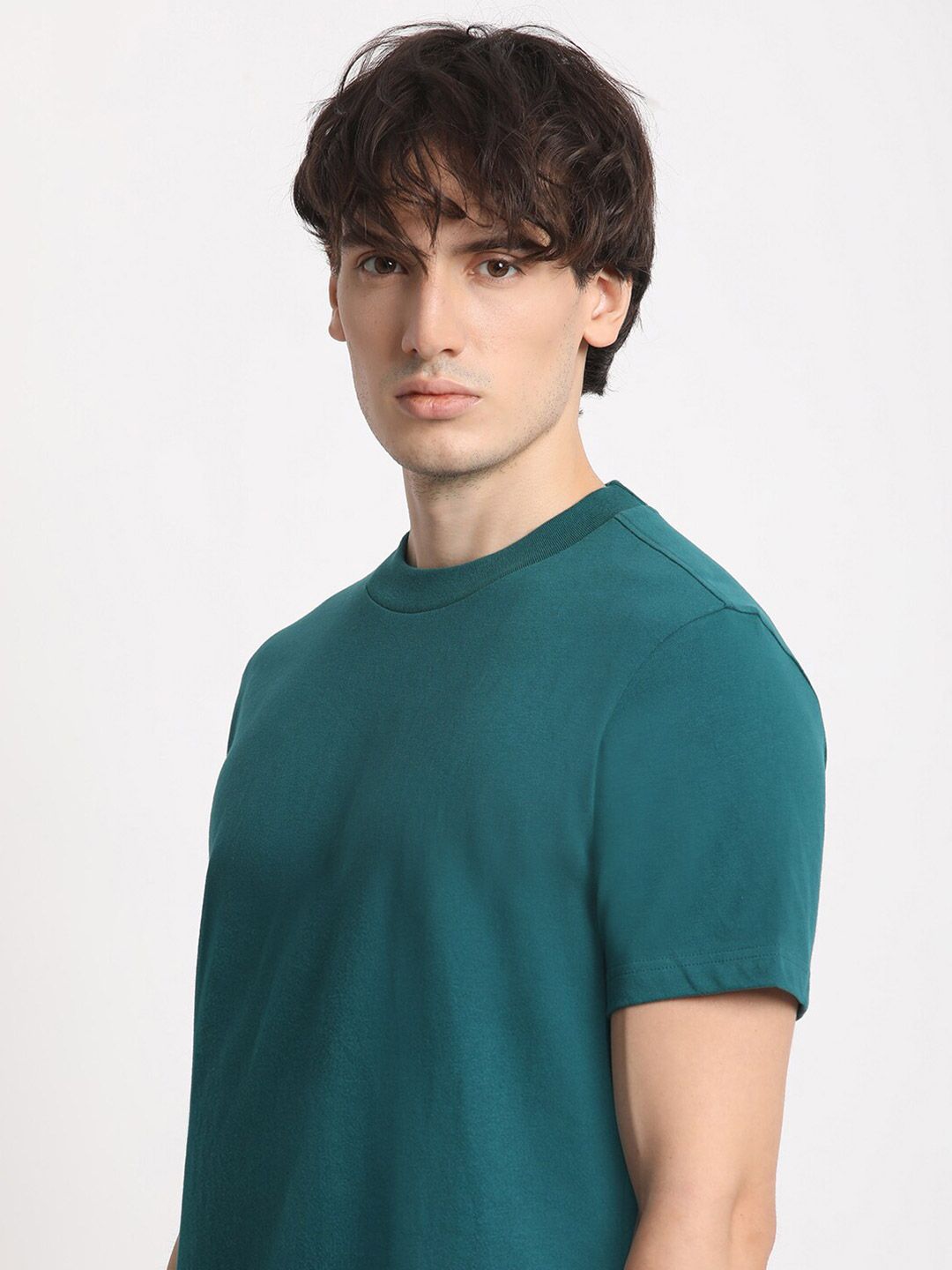 THE BEAR HOUSE Round Neck Pure Cotton Regular Fit T-shirt