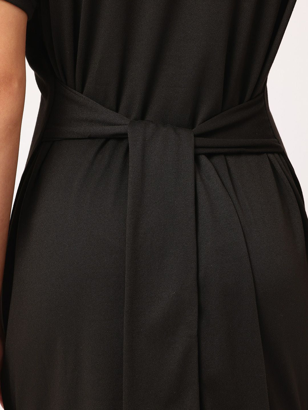 DressBerry Tie-Up Detail Sheath Dress