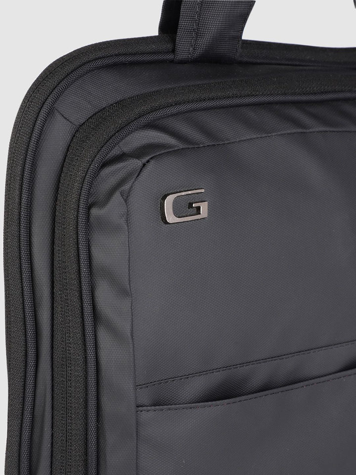 Gear Unisex Black Solid Laptop Bag