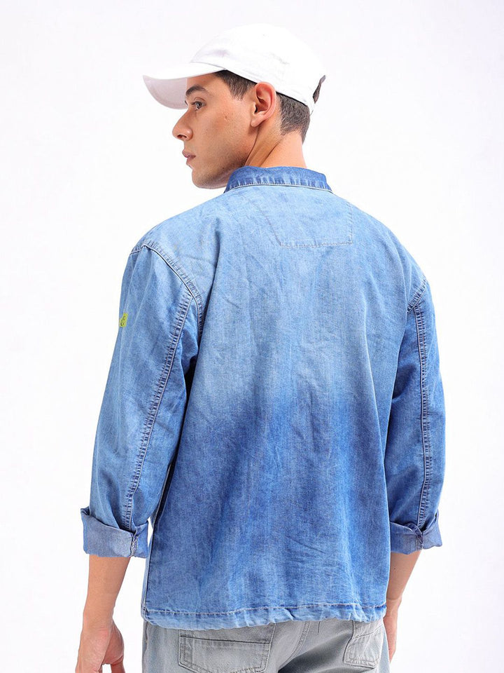 The Indian Garage Co Cuban Collar Casual Shirt