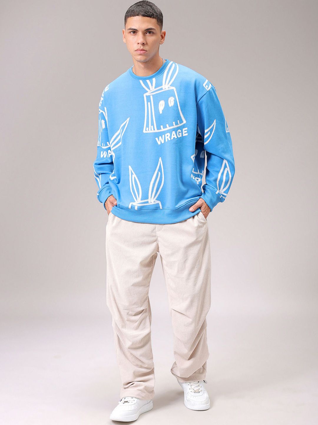 The Indian Garage Co Men Printed Sweatshirt