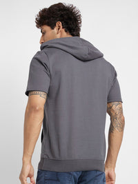 Being Human Typography Printed Hooded Cotton Pullover