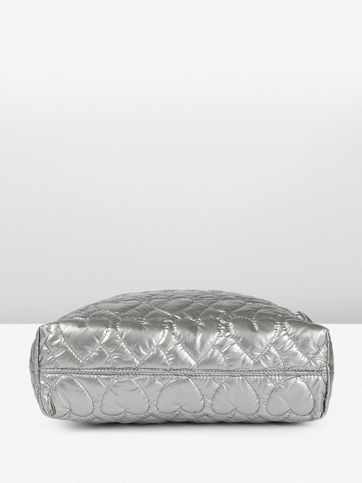 DressBerry Structured Shoulder Bag with Quilted