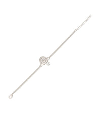 Voylla Silver-Toned Bracelet Style Rakhi