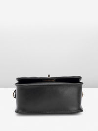 DressBerry Quilted Structured Satchel Bag