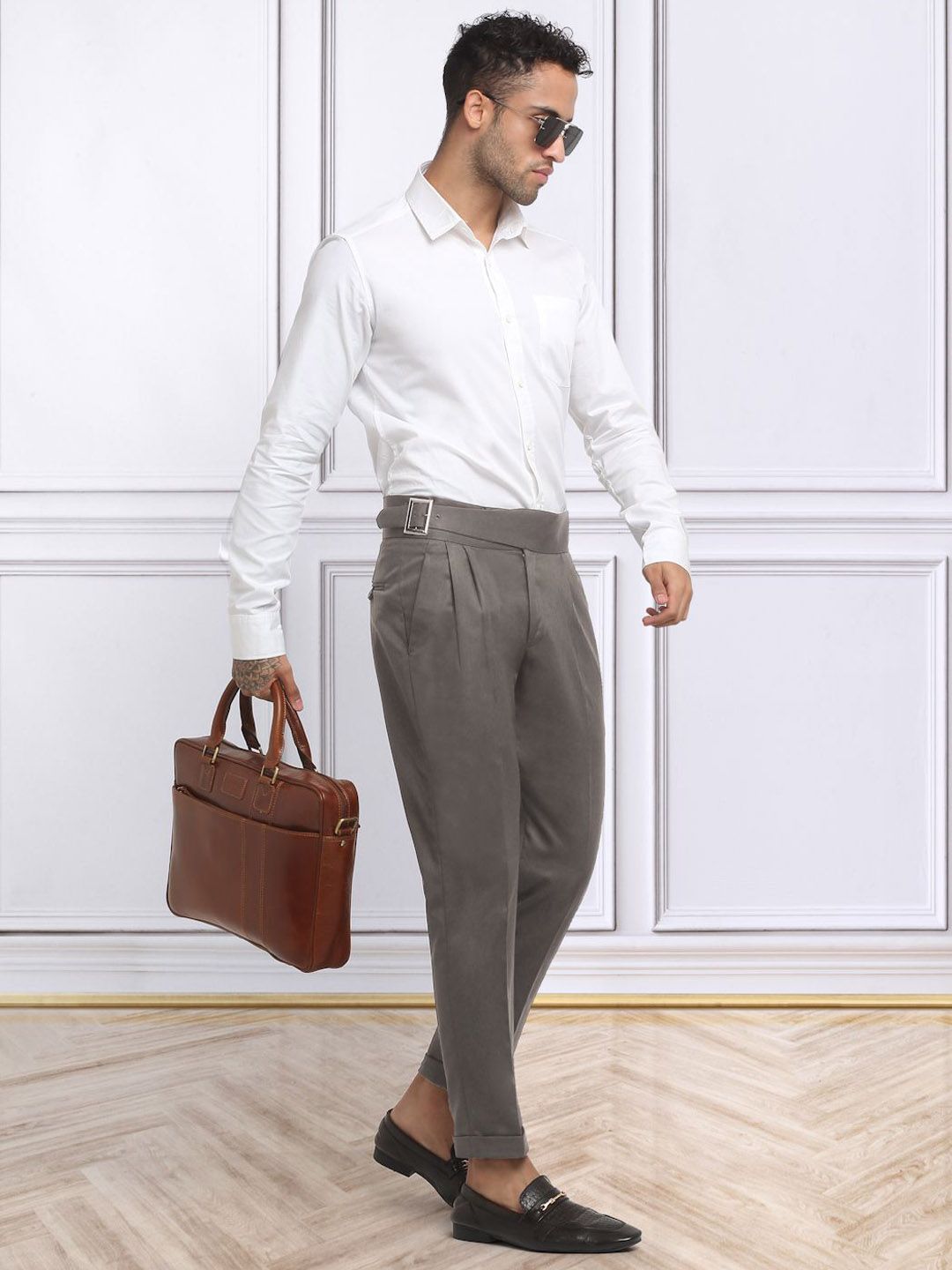 KLOTTHE Men Italian Gurkha Pants