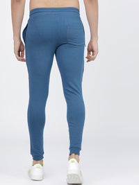 The Indian Garage Co Men Blue Solid Slim-Fit Joggers