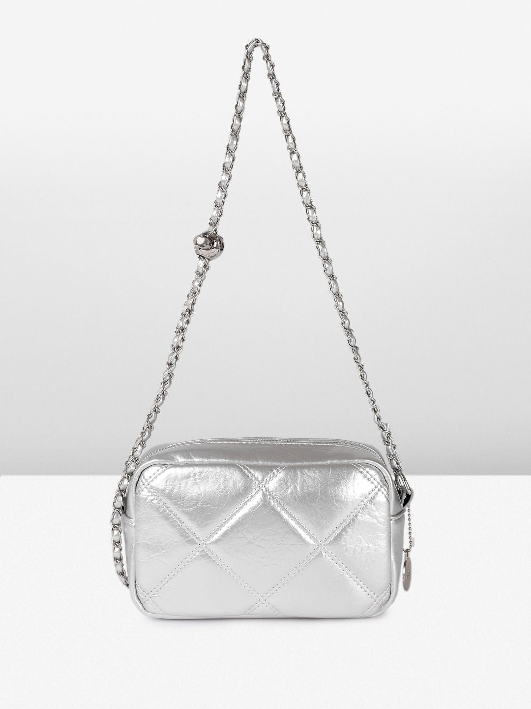 DressBerry Quilted Shoulder Bag with Adjustable Strap