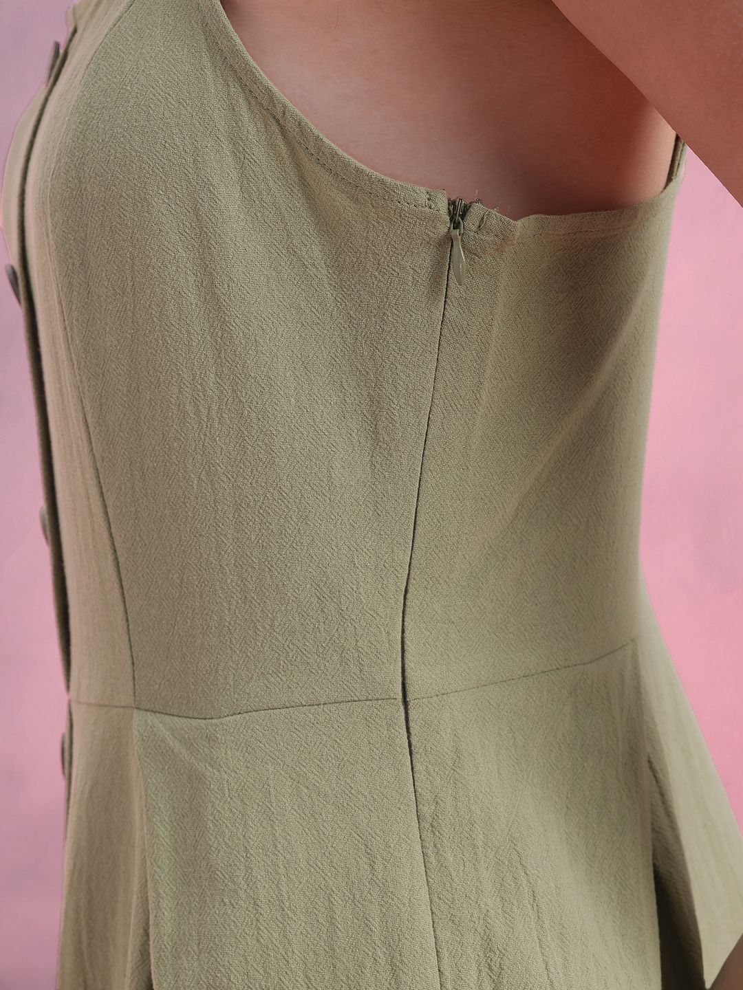DressBerry Side Slit A-Line Midi Dress