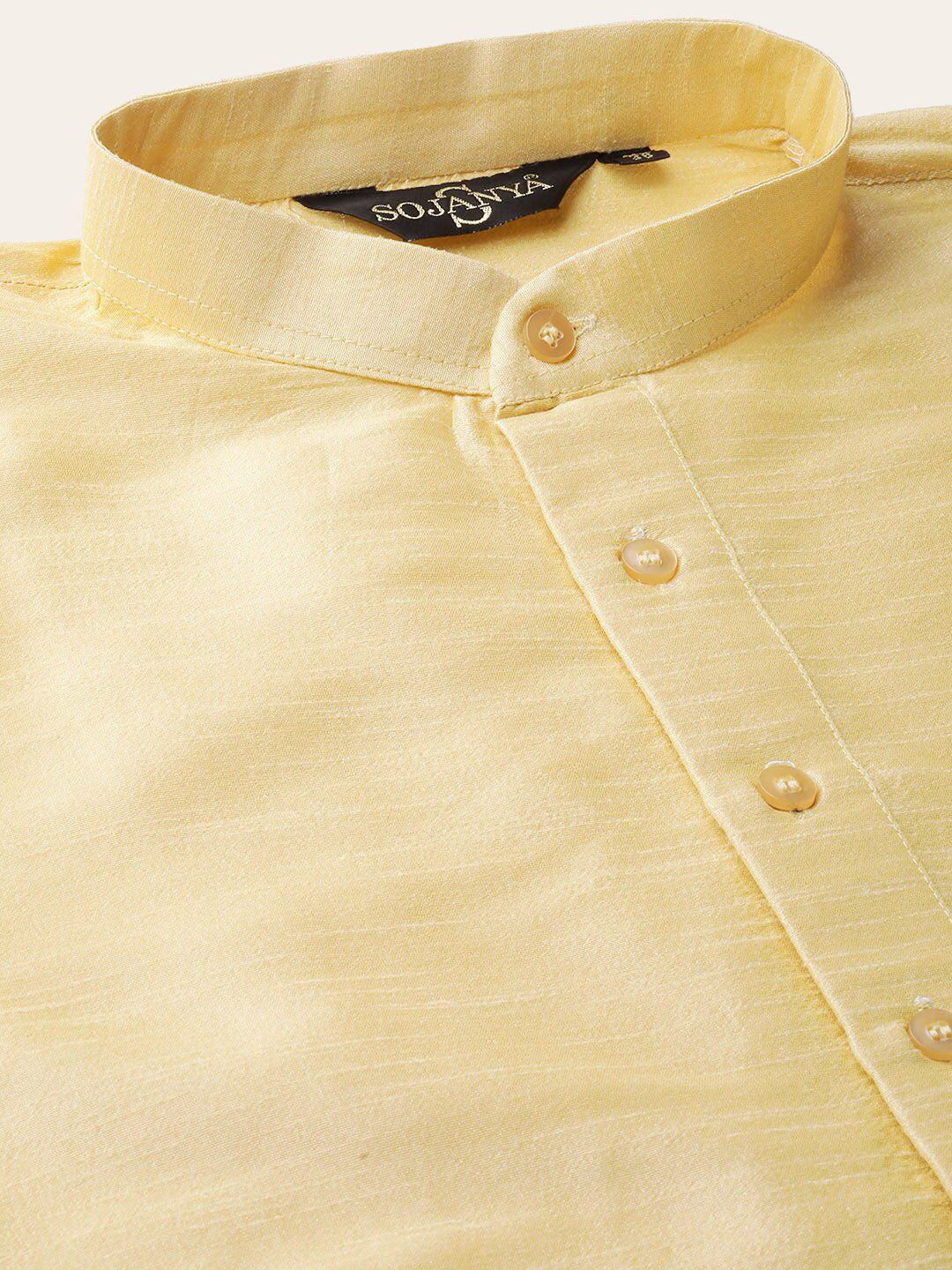 SOJANYA Mandarin Collar Regular Kurta With Pyjamas & Nehru Jacket