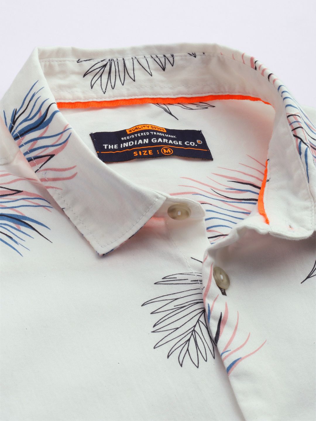 The Indian Garage Co Men Slim Fit Conversational Printed Resortwear Shirt