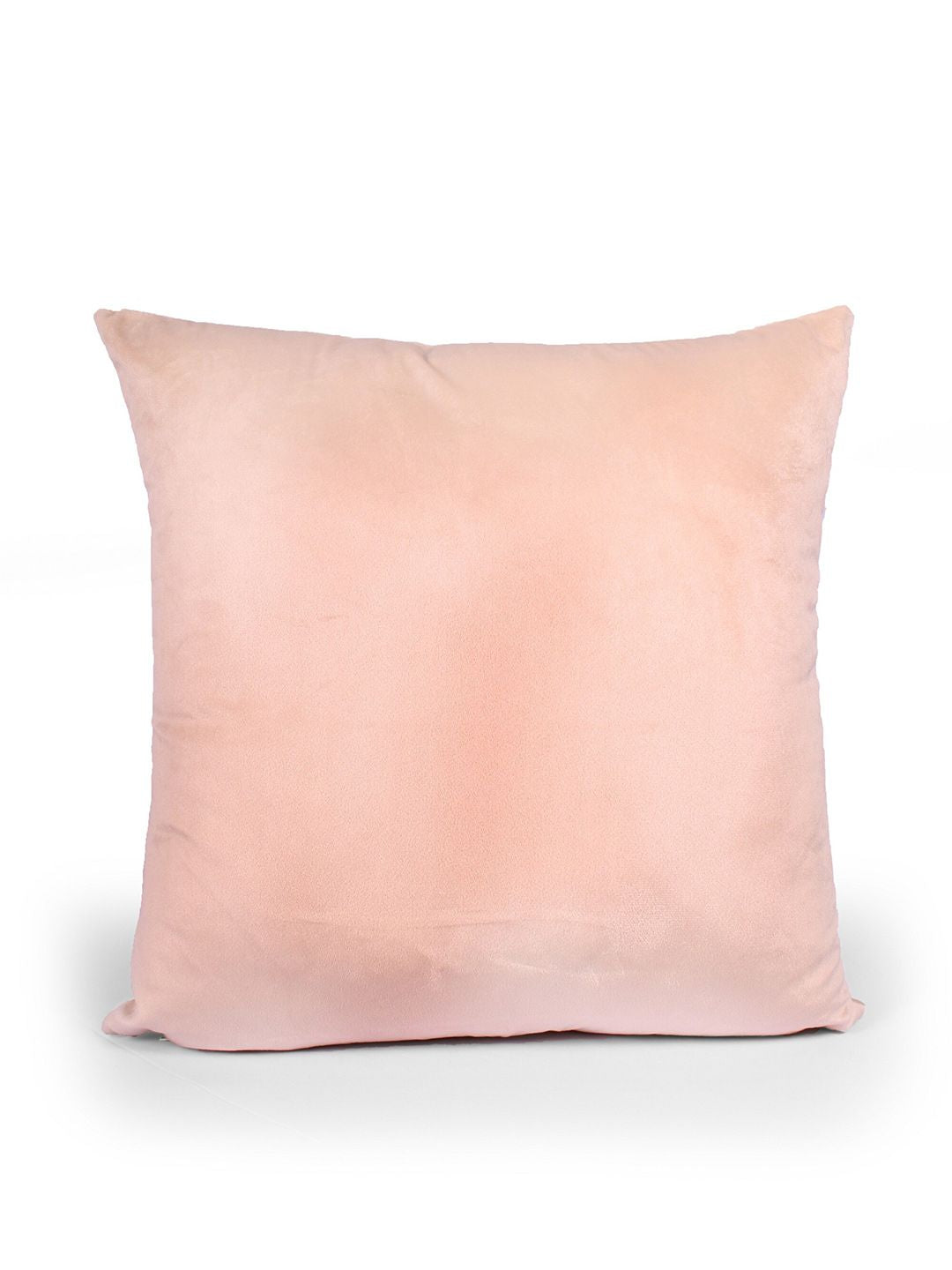 STITCHNEST Beige 5 Pieces Velvet Square Cushion Covers