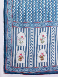 Indo Era Ethnic Motifs Printed Sequinned Pure Cotton Kurta with Trousers & With Dupatta