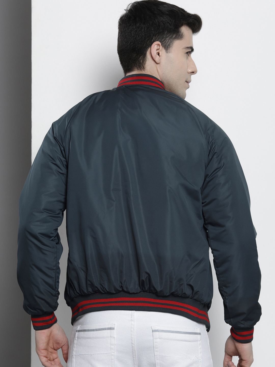 The Indian Garage Co Men Varsity Jacket