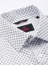 Raymond Men Slim Fit Pure Cotton Printed Formal Shirt