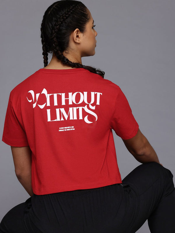 HRX by Hrithik Roshan Typography Printed Drop-Shoulder Sleeves Lifestyle T-shirt