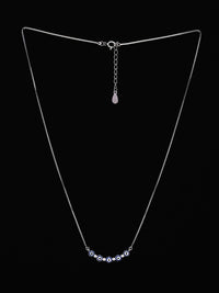 PRIONI 925 Sterling Silver Bersalut Rhodium CZ-Tatah Kalung Mata Jahat