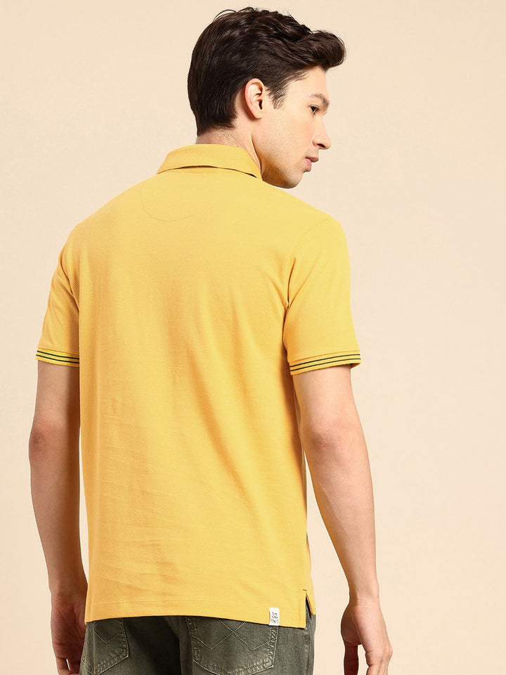 Being Human Polo Collar Pure Cotton T-shirt