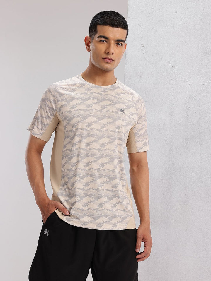 HRX by Hrithik Roshan Rapid-Dry Printed Training T-shirt
