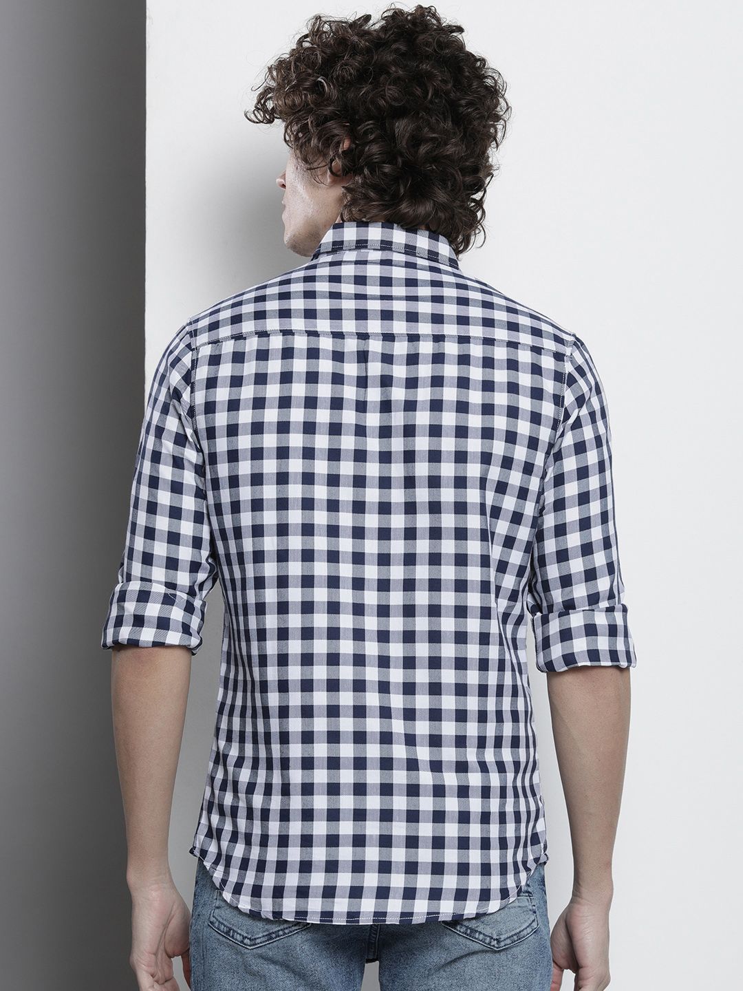 The Indian Garage Co Men Buffalo Checks Casual Shirt