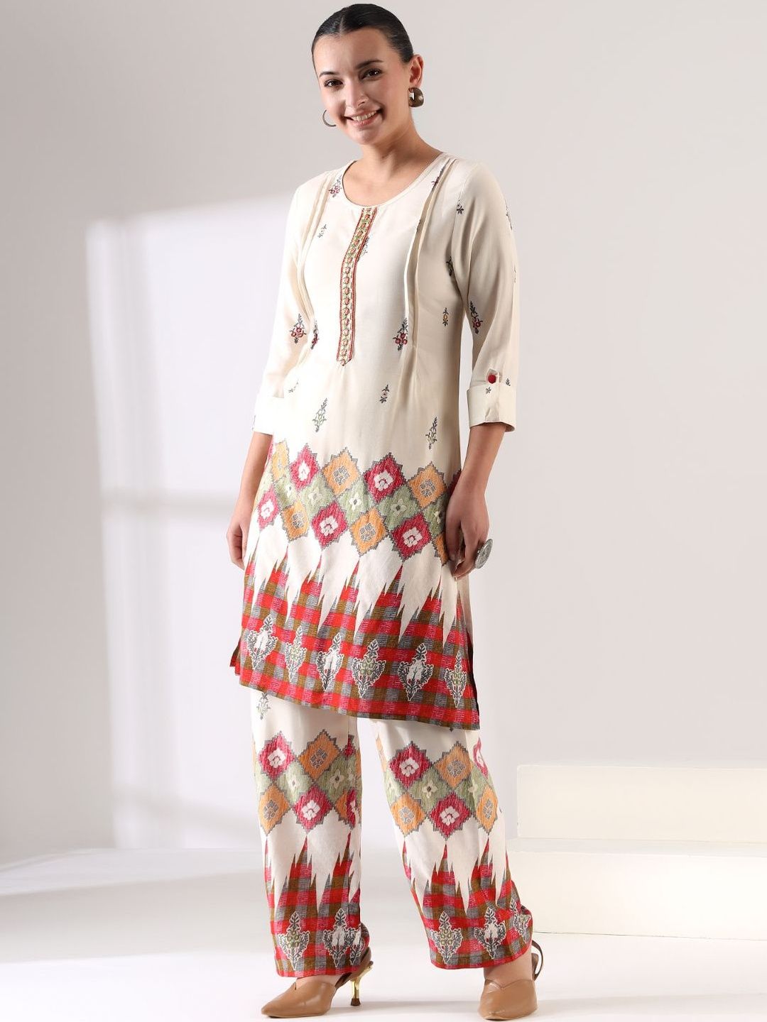 Mamicha Printed Tunic with Trousers
