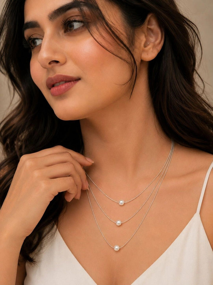 VOGUE PANASH Kalung Berlapis Perak Tembaga