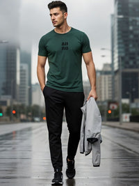 ADRO Men Typography Printed T-shirt