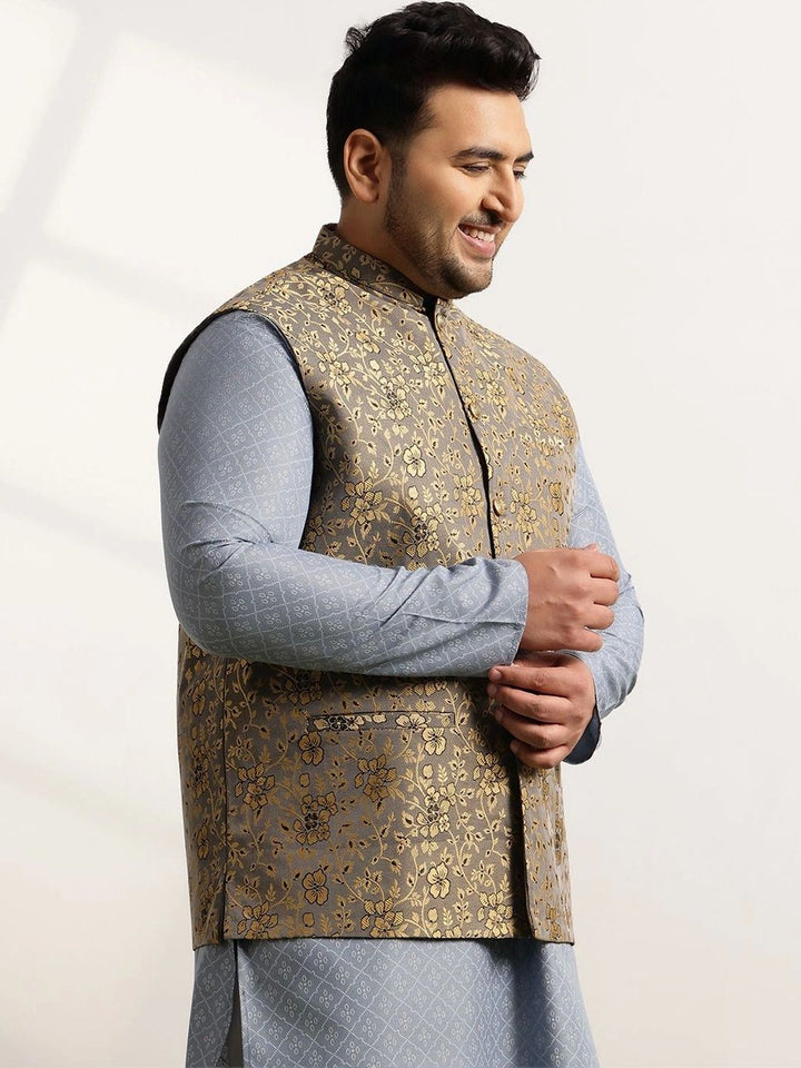 Jaket Nehru Brocade Rekaan Tenun SOJANYA PLUS