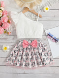 YK Girls Top with Skirt